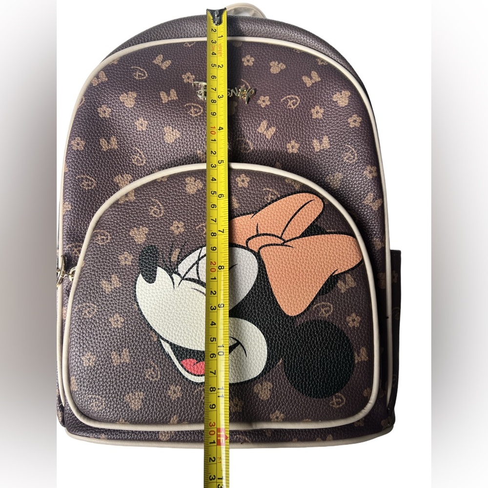 Disney x Primark Minnie Mouse Brown Monogram Backpack – NWT / Limited Edition - Picture 4 of 11
